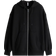 H&M Ladies Black Oversized zip-through hoodie