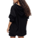H&M Ladies Black Oversized zip-through hoodie