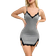 Shein Damen Nacht-/Schlafkleid mit Spitzenbesatz und seitlichen Schlitzen am Saum