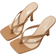 Shein Classic Minimalist Striped Thong Design Womens Stiletto Heel Sandals