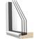 Sparvinduer FK0106 Træ Fast vindue Vindue med 2-lags glas 120x90cm