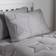 OHS Coverless 7.5 Tog Duvet Set Double Duvet Cover Grey (198x198cm)