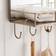 Dunelm Heart and Soul Rectangle with Hooks Wall Mirror 50.3x37cm