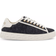 Versace Women's Barocco Greca Low Top Sneakers Black/Off White 9.5 EU