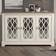 GFW Honiton Ivory Mirrored 3 Door Sideboard 116.1x74.4cm