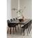 Ellos Matgrupp Ritha Med Bord 220 x 100 cm 8 Stolar Konstläder Svart Bordsgrupp 100x220cm 9st