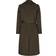 Sand Cashmere Coat W Clareta Belt Midi Dam - Olive/Khaki