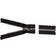 YKK Delbar Lynlås Aluminium 50cm 4mm Sort
