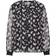 Street One Gemusterte Chiffon-Bluse - Deep Tint Blau