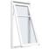 Sparvinduer TS1102 PVC Tophængte vinduer Vindue med 3-lags glas 40x45cm