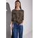 Street One Frauen Bluse mit Leo-Muster - Braun