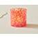 Jotex Boston Ljuslykta Höjd 12 cm Red Organge Clear Lykta