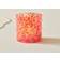 Jotex Boston Ljuslykta Höjd 12 cm Red Organge Clear Lykta