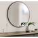 Willa Arlo Interiors Baum Accent black Wall Mirror 60cm