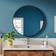 Willa Arlo Interiors Baum Accent black Wall Mirror 60cm