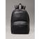 Calvin Klein Faux Leather Laptop Backpack - Black
