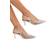 Carvela Positano Vinyl Jewelled Court Shoes - Gold