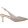 Carvela Positano Vinyl Jewelled Court Shoes - Gold