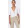Only JdyAlice S/S Tie Top - Hvid