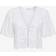 Only JdyAlice S/S Tie Top - Hvid