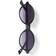 NA-KD Slim Oval Sunglasses - Solbriller - Sort