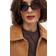 NA-KD Slim Oval Sunglasses - Solbriller - Sort
