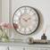 Dunelm Bates Natural Wall Clock 40.6cm