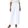 Spanx Women's Stretch Twill Crop Wide Leg Pants - Classic White