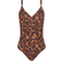 Chantelle Sauvage Non-Wired Swimsuit - Leopard Print