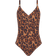 Chantelle Sauvage Non-Wired Swimsuit - Leopard Print