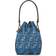 Fendi Denim Effekt FF Jacquard Väska - Blue
