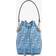 Fendi Denim Effekt FF Jacquard Taske - Blå