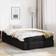 vidaXL Ottoman Med Madrass 120x200 cm Ramsäng 120x203cm