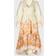 Malina Sasia Floral Midi Dress - Cream/Multi
