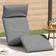 vidaXL Foldbar Liggestol 175x54x8,5 cm Oxfordstof Grå