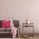 Dunelm Crown Signature Damask Rose Wallpaper Rose Gold