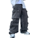 Shein Tween Boy Fashion Casual Black Baggy StraightLeg Cargo Jeans For Dailywear And Fall Clothes