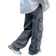 Shein Tween Boy Fashion Casual Black Baggy StraightLeg Cargo Jeans For Dailywear And Fall Clothes