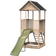 Exit Toys Panorama 500 Holzspielhaus mit Rutsche & Sandkasten