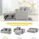 Latitude Run Comfortable 3-1 Convertible Bed With Adjustable Backrest Light Grey Sofa 167cm 2 Seater