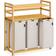 AdelDream Premium Wäschekorb 150L Hellgrau