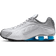 Nike Shox R4 M - Metallic Silver/White/Blue Lagoon