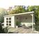 Palmako redskabsrum m/pergola Alma 560 x 184 cm (Areal )