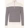 Tommy Hilfiger Racking Structure Zip Mock - Ivory Petal/Desert Sky