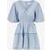 Malina Klänning Elvira V-neck Mini Dress - Blå