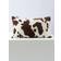 Shein Cow Print Throw Örngott Vit, Brun (50x30cm)