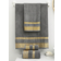 Shein Premium Classic Jacquard Embroidered 1 pc Bath Towel Gray (355.6x177.8cm)
