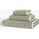 John Lewis Fine Stripe Guest Towel Green, White (90x50cm)