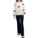 Shein Warm Thermal Lined Butterfly Sweatshirt and Flare Leg Pants Set - Autumn/Winter