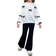 Shein Warm Thermal Lined Butterfly Sweatshirt and Flare Leg Pants Set - Autumn/Winter